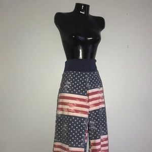 12PM By Mon Ami American Flag Pants